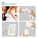 Bumblebee Manual Breast Pump with 30PCS Milk Storage Bags Breastfeeding Collection Milk Pump with Star Shape Silicone Stopper with lid in Gift Box Food Grade Silicone Breast Pump