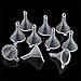 10pcs Plastic Mini Funnels For Filling Small Samples Perfume Liquid Emulsion