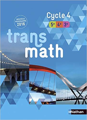 Transmath Mathematiques Cycle 4 2016 Manuel Eleve Amazon Es Collectif Malaval Joel Libros En Idiomas Extranjeros