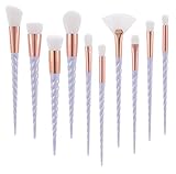 NESTLING 10pcs Unicorn Makeup Brush Set Professional Foundation Powder Cream Blush Brush Kits