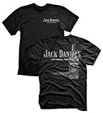 Jack Daniels Women's Daniel's Men's Big Bottle Short Sleeve T-Shirt Black X-Large