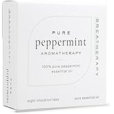 Aromatherapy Peppermint Patches - Pure Essential Oil Aroma Patch - Peppermint Essential Oils for Calm - 8-Pack