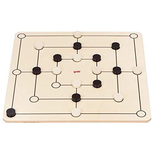 goki 56791 Spiele-Set Dame und Mühle