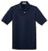 Jerzees 50/50 Men's 5.6 oz. Jersey Polo with Spotshield (J Navy, Large)