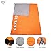 Forbidden Road Double Sleeping Bag Winter 30 ℉/60 ℉ 2 Person Water Resistent Lightweight Envelope Sleeping Bags 380T Nylon with Free Carrying Bag Perfect for 4 Season Camping Backpacking Hiking