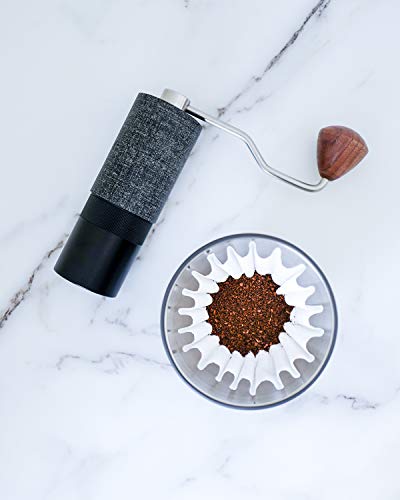 Normcore Manuelle Kaffeemühlen - Premium Kaffeemühle manuell aus Edelstahl kegelmahlwerk Mahlwerk - Stufenlose… – Bild 5
