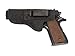Made in USA 1911 Holster | Ultimate Suede Leather IWB Holsters - Fits All 1911 Handguns | Kimber - Colt - S & W - Sig Sauer - Rock Island & More | Concealed Carry 1911 IWB Holster | Black - Left Hand