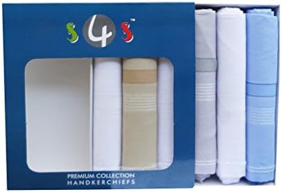 S4S Men's Cotton Handkerchief (1 Set)