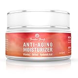 Retinol Anti Aging Moisturizer Cream - Best Skin Care for Face, Neck & Eye Area - Anti Wrinkle Day & Night Cream for Women by BeauBae - Pure Retinol, Hyaluronic Acid & Vitamin E - Made In USA (2 oz)