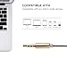 Ectreme Wired Metal in Ear Headphones, Noise Isolating Stereo Bass Earphones with Mic (Gold)
