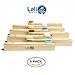 Natural Bamboo Toothbrushes with Soft Nylon Bristles, Bamboo Toothbrush Pack of 8 by Lali Bambù