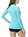 Tesla TM-FSR26-AQA_Small Women's UPF 50+ Slim-Fit Long Sleeve Athletic Rashguard FSR26