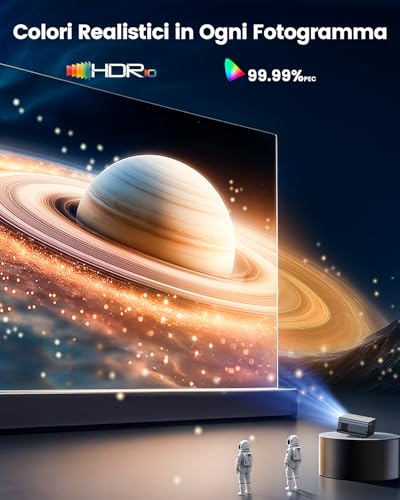 4K Projector 【Google TV/Voice Assistant】Compatible with Netflix, 38000 Lumens Auto Focus/Keystone Wimius Projector 4K Smart TV for Home, WiFi Bluetooth Video Projector Home Cinema/Outdoor