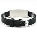 New Men's Black Superman Superhero Bracelet Wristband Fashion Stainless Steel