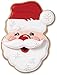 Metal Cookie Cutter Set 2/Pkg Santa Face