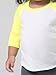American Apparel Infant Poly-Cotton 3/4 Sleeve Raglan - White/Navy / 6-12M