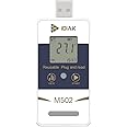 M502 Temperature Data Logger USB Temp/Humidity Recorder with PDF and Excel (Reusable) Refrigerator Recording Thermometer 14400 Points High Accuracy (no delay - 1 Pack)