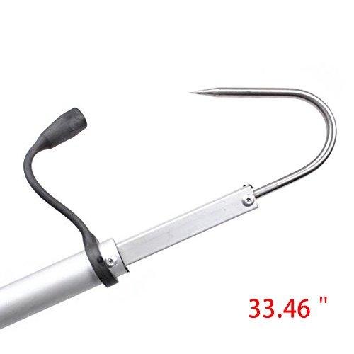 Fishing Gaffs Hook Telescope Boat Stainless Steel 14.1831.5 Inch Hand
