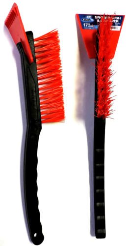 Value 2 Pack Snow Brush & Ice Scraper 17" Long All in One Rugged Every Car Should Have 1
