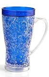 Freezer Mug - Double Wall - 15oz. Capacity by Decodyne0153; (Blue)