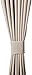 AmazonBasics Room Darkening Blackout Window Curtains with Tie Backs Set, 52