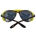 Vuarnet Extreme Unisex VE 7008 Oval Polarized Aviator Sunglasses, Turtle