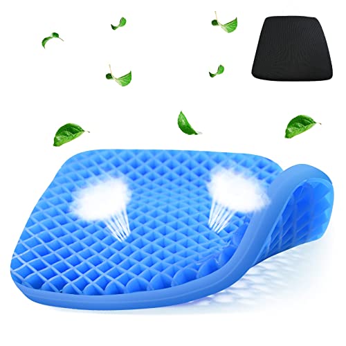 Gel Seat Cushion, DoubleLayer Thick Cooling Seat Cushion for Long