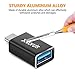 USB C Adapter, Xcords 3-Pack USB-C to USB 3.0 Adapter for USB Type-C Devices Including Galaxy S9/S9 Plus,Note 9/8,S8/S8 Plus,LG G6 G5,MacBook Pro,ChromeBook Pixel,Nexus 5X,Nexus 6P and More(Black)