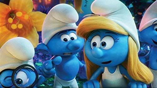 5D DIY Diamond Painting The Smurfs 16x20 inches Round Drill Rhinestone Embroidery for Wall Decoration