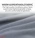 Litume Velour Fleece Sleeping Bag Liner Add Up to 12F, Anti Static Mummy Sleeping Sack Backpacking, Camping, Traveling, Lightweight Sleep Sack with Drawstring Hoodthumb 2