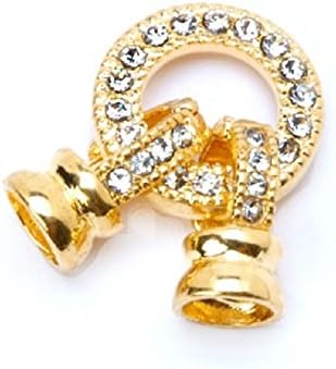 Jewelry Designer 121026-2B-2A Glasp Rhinestone, Gold
