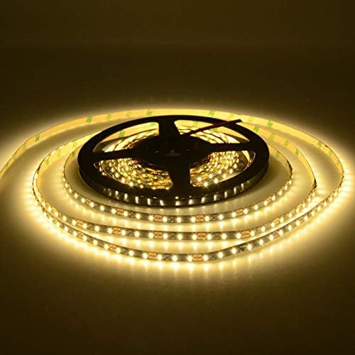 HVTKL 5M 5MM Width 60W SMD3014 Not-Waterproof Pure White Warm White LED Strip Light DC12V HVTKL (Color : Color Warm White)