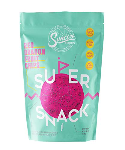 Suncore Foods Supersnack - Red Dragon Fruit Chips