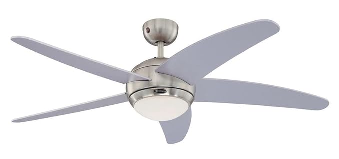 Westinghouse Lighting Bendan Ceiling Fan Metal R7s 80 W Satin