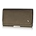 Luxmo LU8HBR Horizontal Leather Pouch Belt Clip Holster Case for Apple iPhone 5