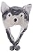Animal Head Super Soft Plush Childrens Hat