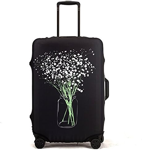 Madfifennina Washable Spandex Travel Luggage Protector Baggage Suitcase Cover Fit 23-32 Inch