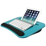 LapGear eDesk Lap Desk - Turquoise - Fits up to 15.6 Inch laptops and Most Tablet Devices - Style No. 91309