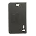 Tabsuit PU Leather Case Cover Stand for Dragon Touch 7'' E70/ E71 Android Tablet Phone and more 7 inch phablets (Black)