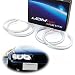iJDMTOY 7000K Xenon White 264-SMD LED Angel Eyes Halo Ring Lighting Kit for BMW E36 E46 3 Series E39 5 Series E38 7 Series with Adaptive Xenon HID Headlight primary