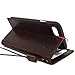 Genuine Italian Full Real Leather Case for iPhone 7 Book Wallet Thin Cover Handmade Luxury Cards Slots Retro Classic Brown Slim DavisCase