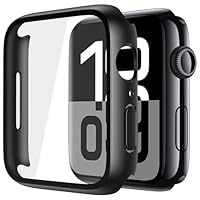 Piuellia 2 Pack Hard Protective Case Screen Protector Compatible with Apple Watch Series 11 Series 10 46mm, Anti-Drop Ultra-thin Full Coverage PC Cover for iWatch, 2 Black
