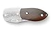 Off-Grid Knives - OG-161 - Compact Pocket Folder with Polished Wood & Damascus Handle and Bolster, Damascus Blade, Liner Lock & Right Thumb Stud (Only 2.4 oz)