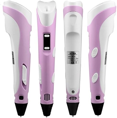 LED Adult Child Kids 3D Printing Drawing Pen with Filament