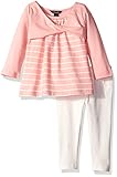 Nautica Baby Knit Top and Legging, Pink, 18 Months