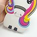 Rainbow Unicorn Samsung Galaxy S7 edge Case,XINSIR Cute 3D Cartoon Animal Horse Soft Silicone Case Rubber Back Cover Skin for Samsung S7 edge (Colorful)