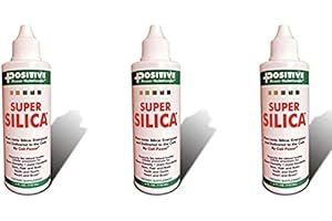 Positive Power Nutritionals Super Silica 4oz, Highest Absorption, Collagen Producing Supplement, Supports Healthy Bone Density, Joint Flexibility, Elastin Production, Hair Skin and Nails -makes 68 qts