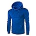 PHOTNO Men Retro Long Sleeve Hoodie Hooded Sweatshirt Tops Jacket Coat Outwear