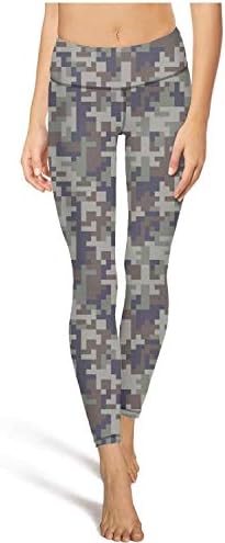 FItTer Camo Camouflage Army Beautiful Women Yoga Pants with Pockets Sexy Mesh Pants Girls