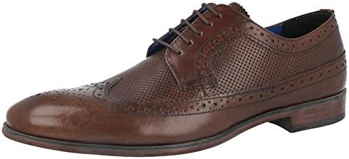Mens Red Tape Real Leather Lace Up Smart Formal Classic Oxford Brogue Loafer Shoes Size UK 6-12